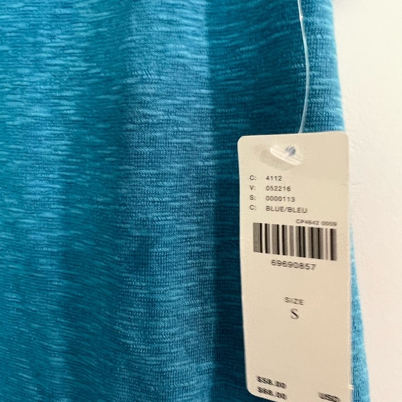 SOLD Anthro BLUE Twist Back Tank Top - Picture 4 of 4